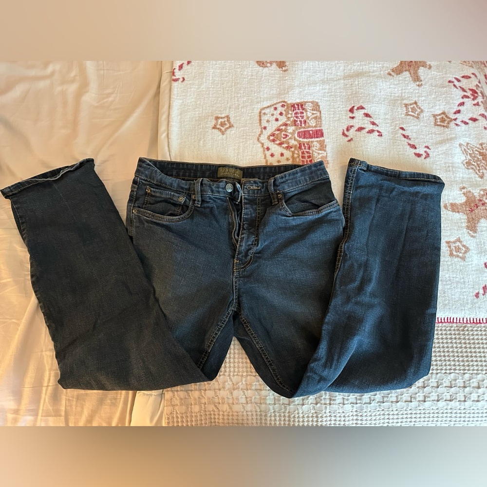 Classic Blue Straight Leg Jeans